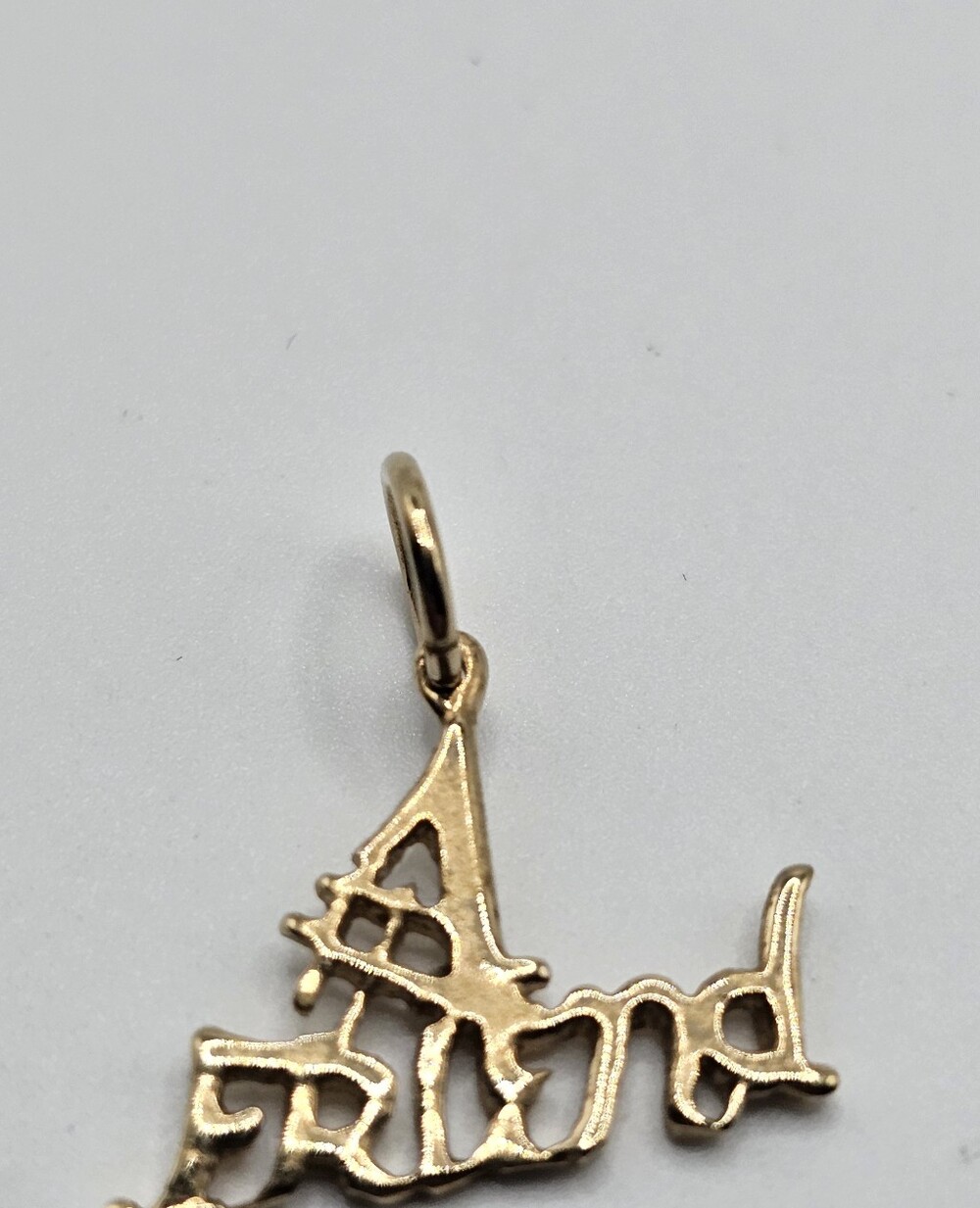 # One Friend Gold Charm